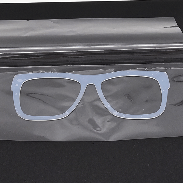 Herrenbrille - Silikoneinlage / Silikonstempel